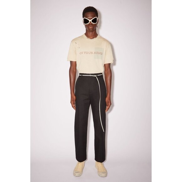 Acne Studios Regular Fit Trousers in Grey - Picture 2 of 6